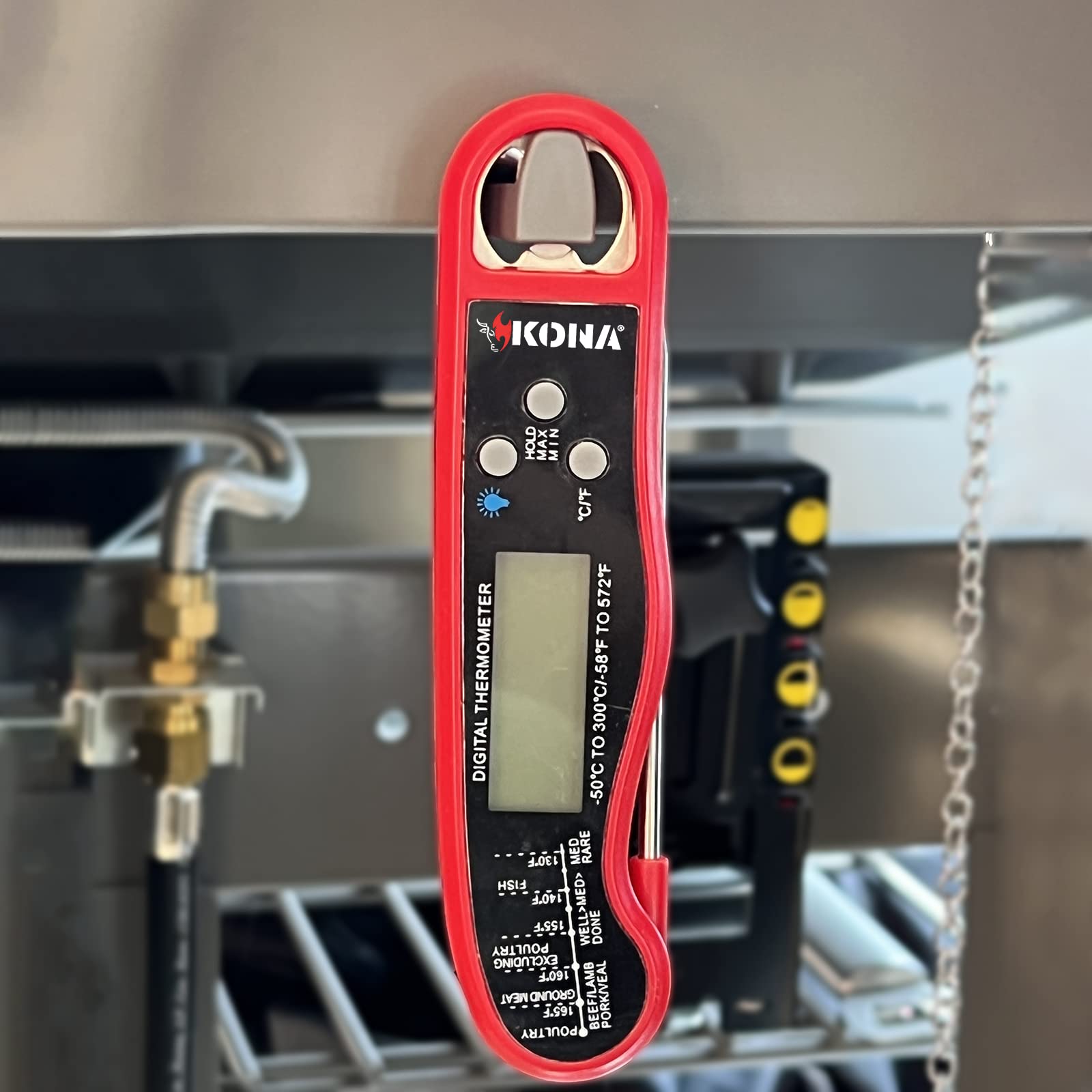 Kona Instant Read Meat Thermometer for Grilling - Instant On/Off - Image 4