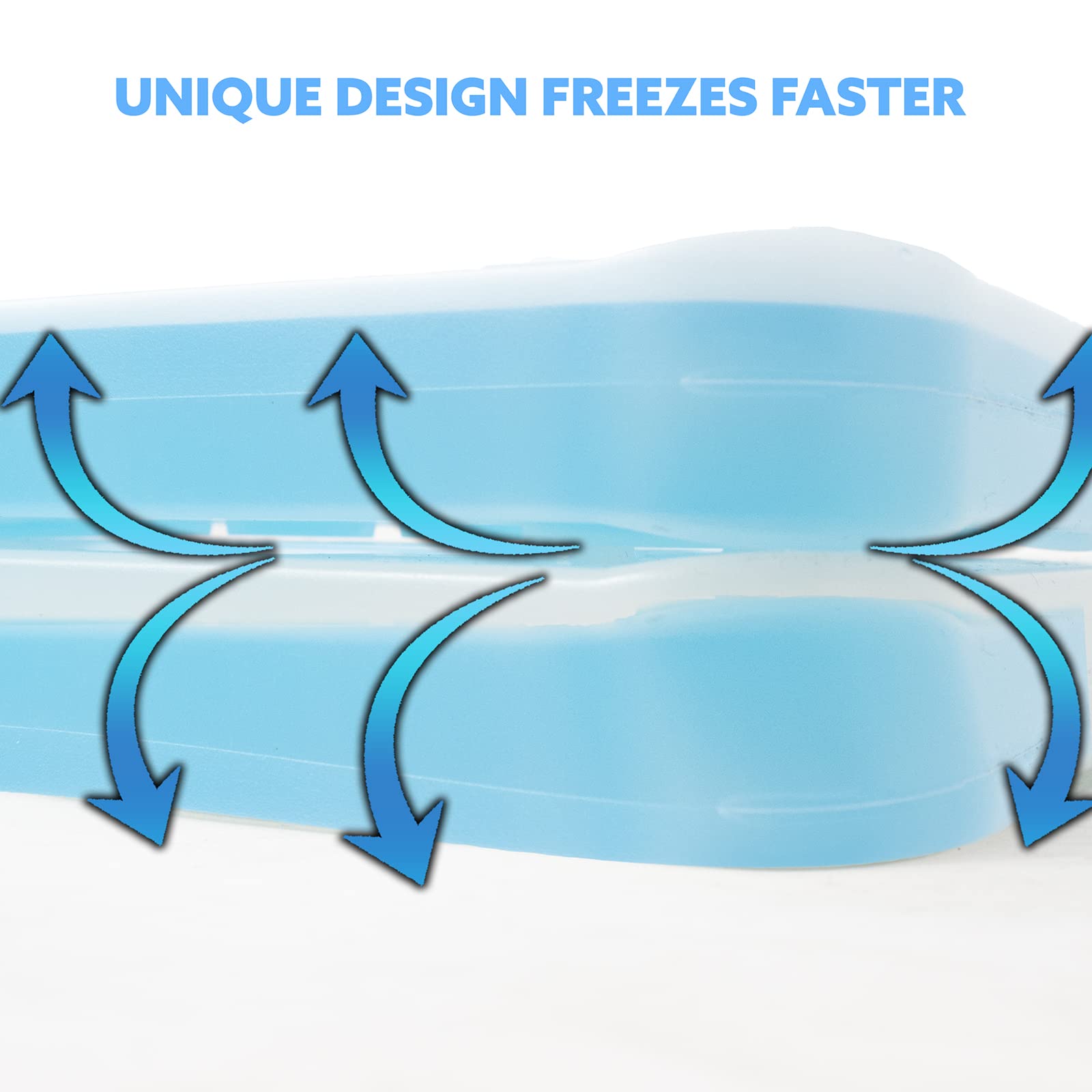 Kona (Set of 4) XL Slim + Blue Ice Packs - XL Slim, Turquoise Ice Packs & (2 lb) Small Blue Ice Packs - Refreezable & Reusable for Coolers - Perfect for The Beach, Camping Trips, and Sports Events - Image 9