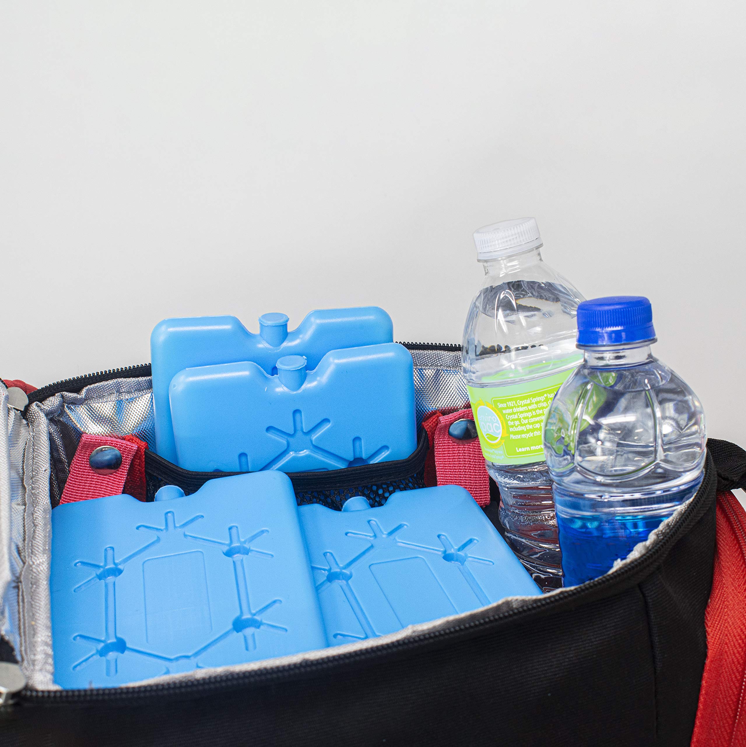 Slim + Lunch Box Ice Packs - XL & Small, Turquoise & Blue - Refreezable & Reusable - Perfect for Beach, Camping & Sports - Image 9